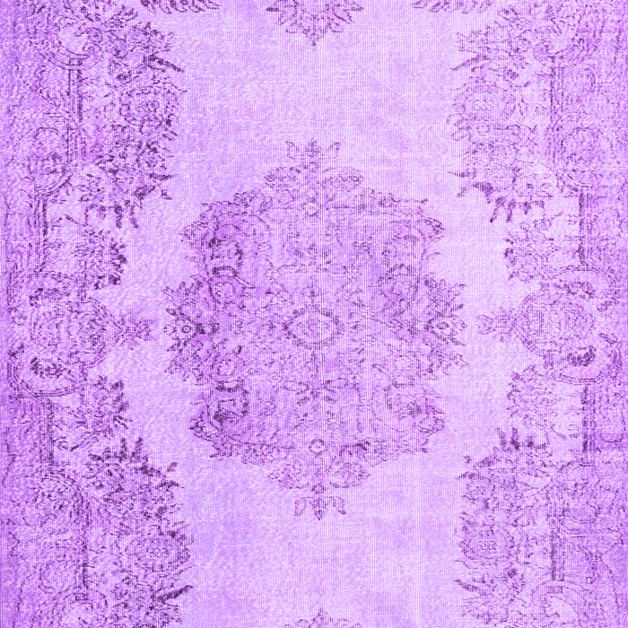 Machine Washable Persian Purple Traditional Area Rugs, wshtr3403pur