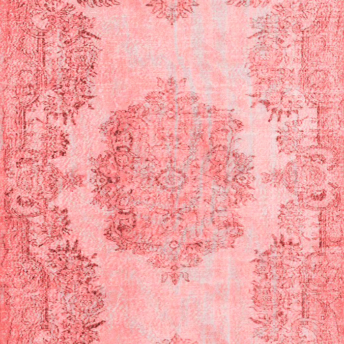 Machine Washable Persian Red Traditional Rug, wshtr3403red