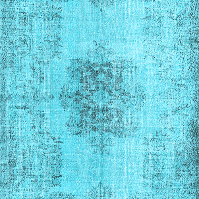 Machine Washable Persian Light Blue Traditional Rug, wshtr3404lblu