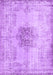 Machine Washable Persian Purple Traditional Area Rugs, wshtr3404pur