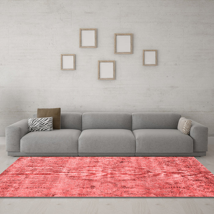 Traditional Red Washable Rugs
