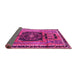 Sideview of Persian Pink Traditional Rug, tr3406pnk