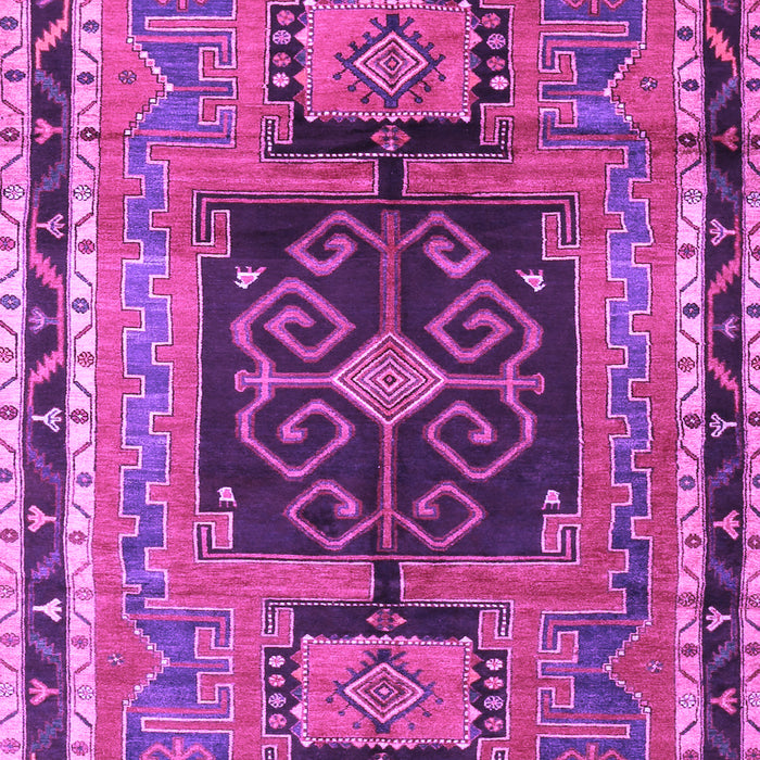 Machine Washable Persian Purple Traditional Area Rugs, wshtr3406pur