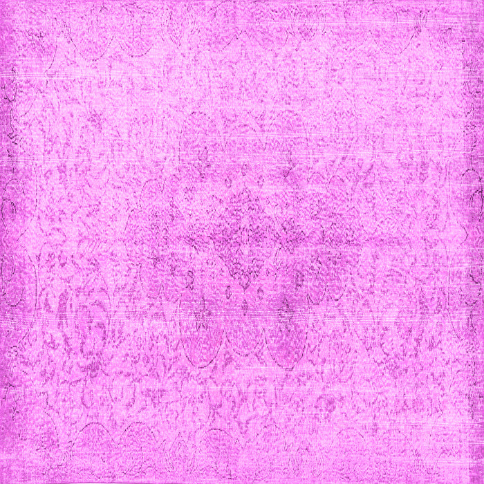 Square Persian Pink Traditional Rug, tr3407pnk
