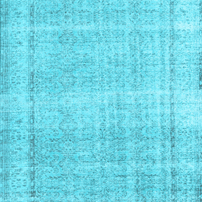Machine Washable Persian Light Blue Traditional Rug, wshtr3408lblu