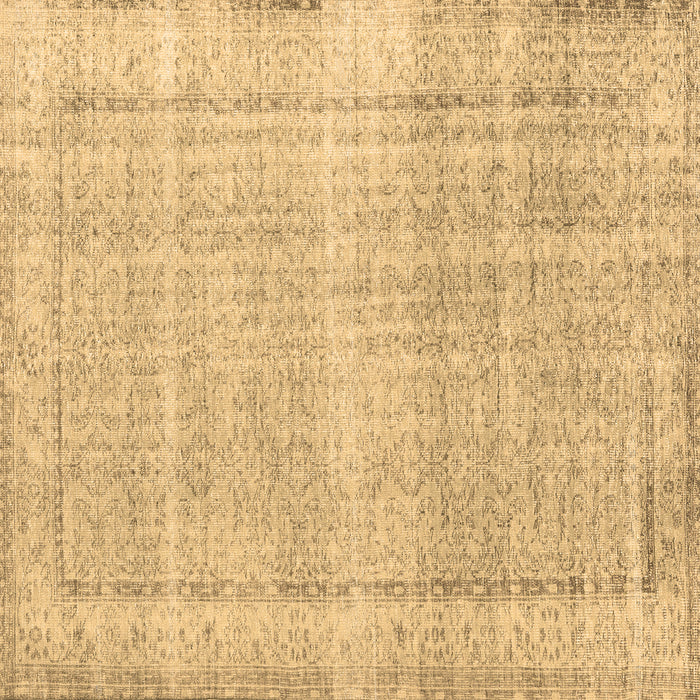 Square Machine Washable Persian Brown Traditional Rug, wshtr3408brn