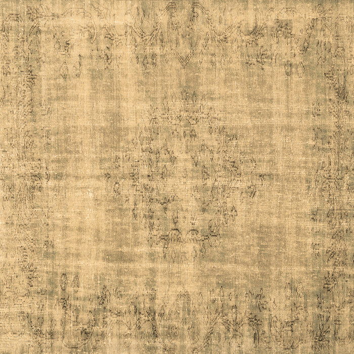 Square Machine Washable Persian Brown Traditional Rug, wshtr3409brn