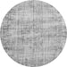 Machine Washable Persian Gray Traditional Rug, wshtr3409gry