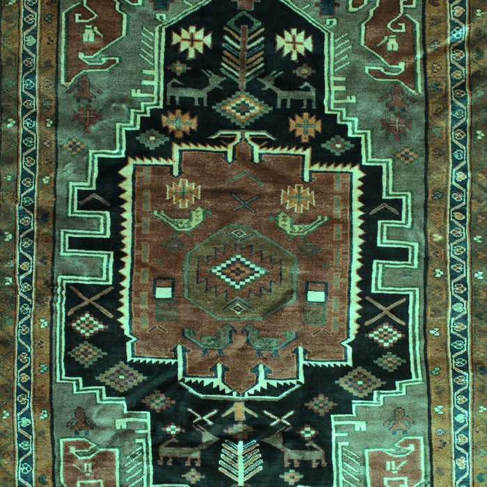 Persian Turquoise Traditional Rug, tr340turq
