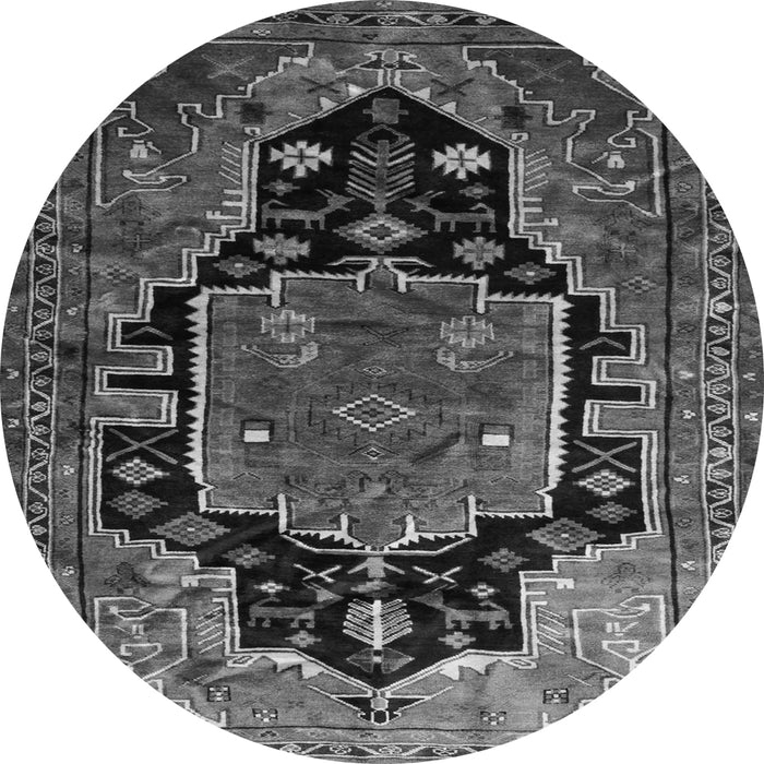 Machine Washable Persian Gray Traditional Rug, wshtr340gry