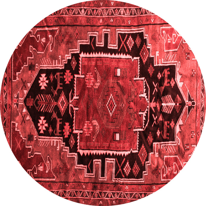 Machine Washable Persian Red Traditional Rug, wshtr340red