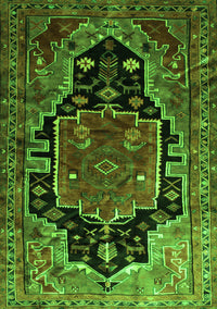 Persian Green Traditional Rug, tr340grn