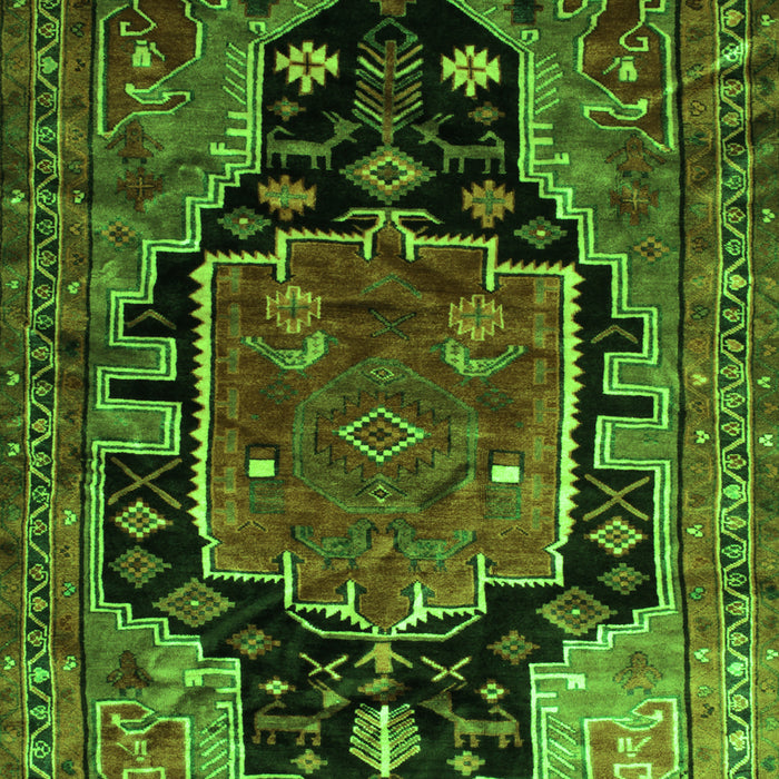 Persian Green Traditional Rug, tr340grn