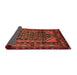 Sideview of Traditional Red Persian Rug, tr3410