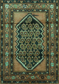 Persian Turquoise Traditional Rug, tr3410turq