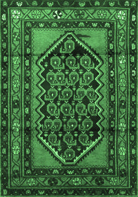 Persian Emerald Green Traditional Rug, tr3410emgrn