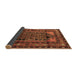 Sideview of Persian Brown Traditional Rug, tr3410brn