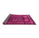 Sideview of Persian Pink Traditional Rug, tr3410pnk