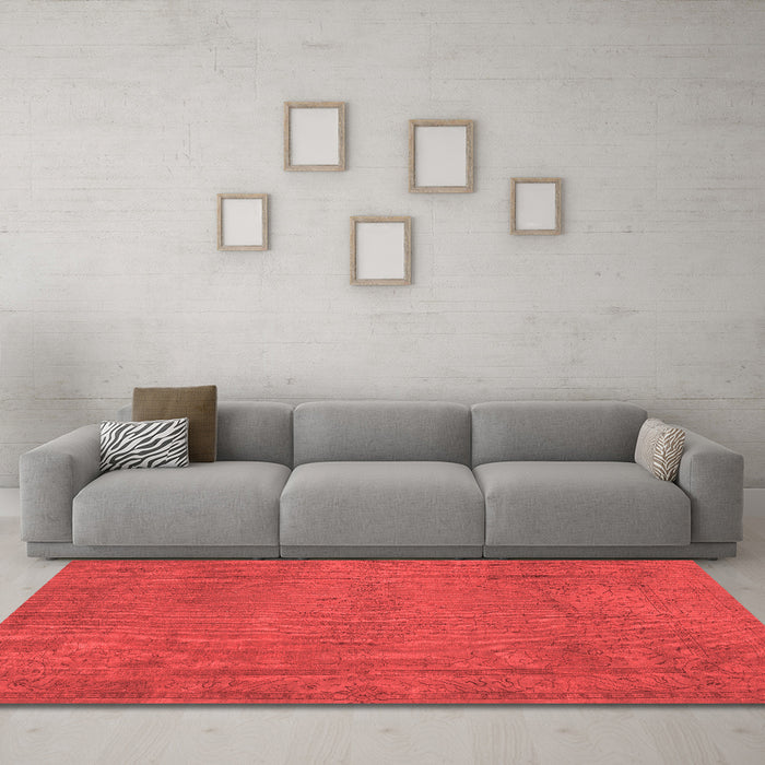 Traditional Red Washable Rugs