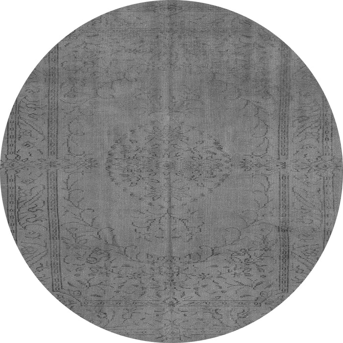 Square Persian Gray Traditional Rug, tr3411gry