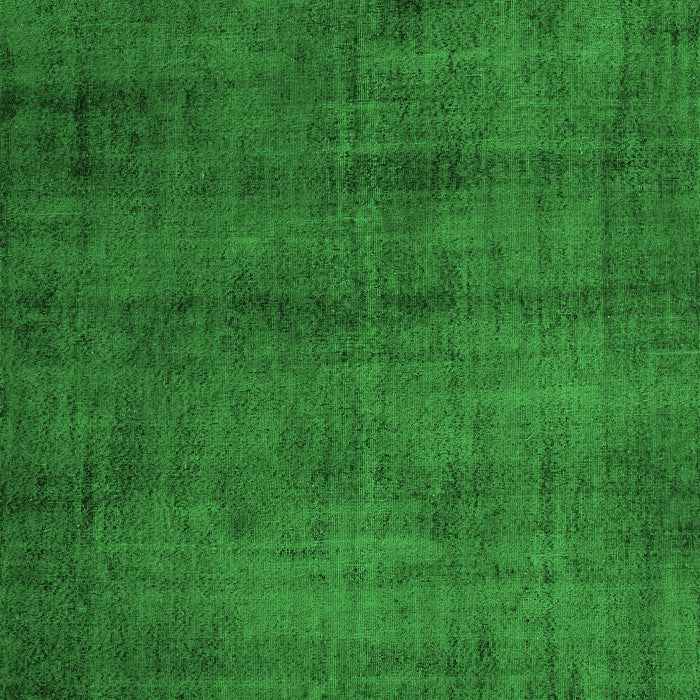 Serging Thickness of Machine Washable Persian Green Traditional Area Rugs, wshtr3412grn