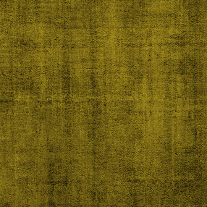 Square Machine Washable Persian Yellow Traditional Rug, wshtr3412yw