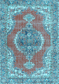 Persian Light Blue Traditional Rug, tr3413lblu