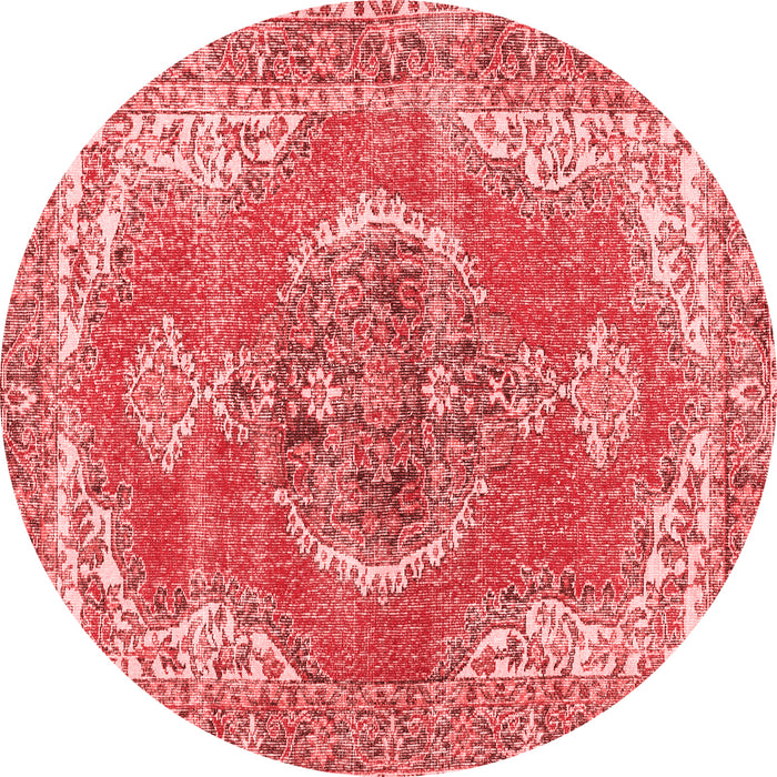 Machine Washable Persian Red Traditional Rug, wshtr3413red