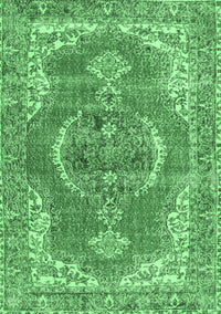 Persian Emerald Green Traditional Rug, tr3413emgrn