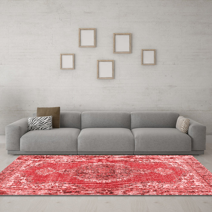 Traditional Red Washable Rugs