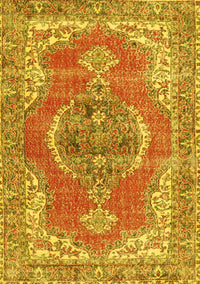 Persian Yellow Traditional Rug, tr3413yw