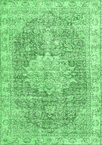 Persian Emerald Green Traditional Rug, tr3414emgrn