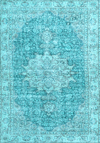 Persian Light Blue Traditional Rug, tr3414lblu