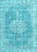 Persian Light Blue Traditional Rug, tr3414lblu