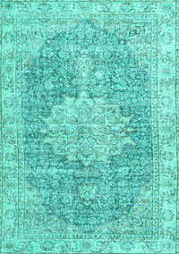 Persian Turquoise Traditional Rug, tr3414turq