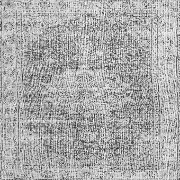 Serging Thickness of Persian Gray Traditional Rug, tr3414gry