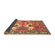 Sideview of Traditional Red Persian Rug, tr3415