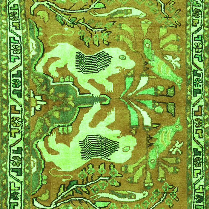 Persian Green Traditional Rug, tr3415grn