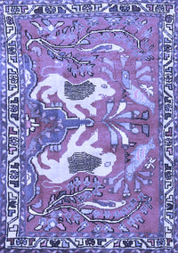 Persian Blue Traditional Rug, tr3415blu