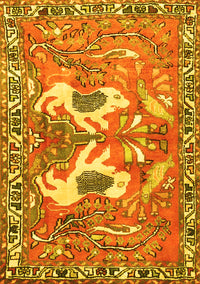 Persian Yellow Traditional Rug, tr3415yw