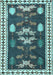 Machine Washable Persian Light Blue Traditional Rug, wshtr3416lblu