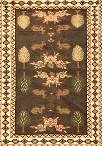Persian Brown Traditional Rug, tr3416brn