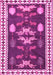 Machine Washable Persian Pink Traditional Rug, wshtr3416pnk