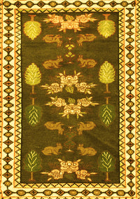 Persian Yellow Traditional Rug, tr3416yw