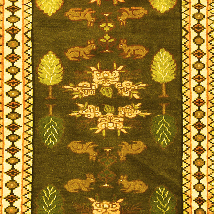 Persian Yellow Traditional Rug, tr3416yw