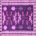 Square Persian Purple Traditional Rug, tr3416pur