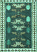 Persian Turquoise Traditional Rug, tr3416turq