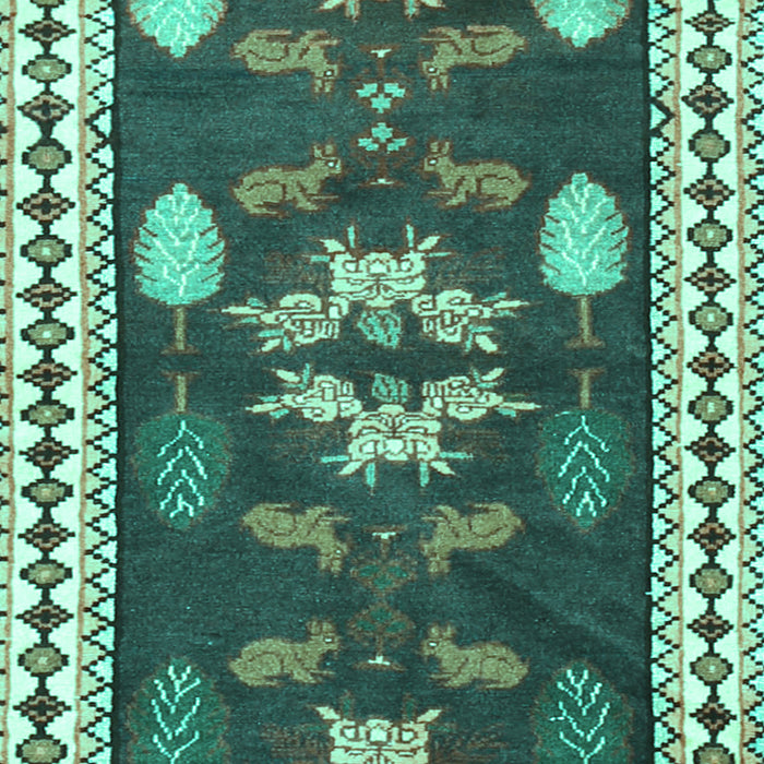 Persian Turquoise Traditional Rug, tr3416turq