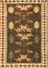 Machine Washable Persian Brown Traditional Rug, wshtr3416brn