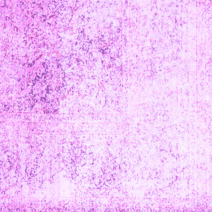 Square Persian Purple Traditional Rug, tr3417pur